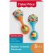 Fisher-Price Maracas Set of 2 Newborn Baby Toys - Blue and Orange Rattle 'N Rock Maracas for Ages 0-6 Months - Buy Online on GoSupps.com