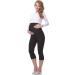 Be Mammy Maternity 3/4 Leggings 03 M Graphite - Comfortable Pregnancy Wear - Buy Online on GoSupps.com