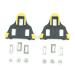 Fantasy Life Bike Cleats Compatible with Shimano SH11 SPD-SL Shoes Indoor Cycling or Road Bike Bicycle-Yellow