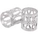 Amoyer 50pcs Colorful Metal Braid Pearl Hair Clips - Chic Bead Silver Hair Decoration for International Shipping - Buy Online on GoSupps.com