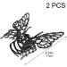 Women Hair Claw 2pcs Exquisite Butterfly Hair Claw Clip Elegant Hair Styling Clip Nonslip Ponytail Clip Trendy Headwear style2 - Buy Online on GoSupps.com