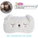 Ulife Mall Cute 3D Pure White Puppy Kids Eye Masks Fluffy Soft Silk Plush Pure White Puppy Sleep Eye Mask Plush Cartoon Eye Cover Novelty Personalised Travel Blindfold for Girls Boys Women- White Pure White_puppy - Buy Online on GoSupps.com