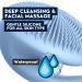 ZAQ Tara Sonic Vibrating Magnetic Beads Rechargeable Facial Cleansing Brush - Waterproof (Black) - Buy Online on GoSupps.com