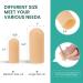 Buy Welnove Gel Toe Cap and Protector | Silicone Toe Covers for Pain Relief | Ingrown Toenails Corns Calluses Blisters - 6L + 6M Beige - International Shipping Available - Buy Online on GoSupps.com