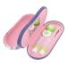 JECOMPRIS 3 sentences Double -lodged glasses case sunglasses case wear -resistant keeper travel accessories Contact lens solution replaceable glasses case wear -resistant contact holder double layer