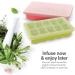 LVO Herb Block Tray with Lid - Silicone Freezer Herb Saver for Infusions - BPA Free, Red - Buy Online on GoSupps.com