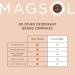 MAGSOL Natural Deodorant with Magnesium for Men & Women - Sandalwood Scent - Aluminum and Baking Soda Free - 3.2 oz - Buy Online on GoSupps.com