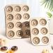 Kcvzitrds Cake Mould for Baking DIY Chocolate Dessert Biscuit and Muffin - Handmade Kitchen Utensils 12 Gold Cups - Buy Online on GoSupps.com