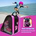 YCRRVAE Roller Skating Bag - Breathable Unisex Carrying Bag with Adjustable Shoulder Strap - Pink Storage Bag for Skates or Inline Roller Accessories - Buy Online on GoSupps.com
