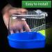 Tfwadmx Bird Cage Bath Tub for Small Birds - Parrot, Canary, Budgies, Cockatiel, Lovebirds - Buy Online on GoSupps.com