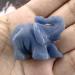 Ouubuuy Elephant Statue | Healing Blue Aventurine Gemstone Crystal Figure | Perfect for Home Decor & Spiritual Wellness - Buy Online on GoSupps.com