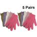 Buy FRCOLOR 15 Pairs Exfoliating Mitten & Bath Scrubber Gloves - Double Sided Shower Towel for International Shipping - Buy Online on GoSupps.com