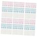Beatifufu 30 Sheets Sticker Tabs Sticker Labels Nail Tabs Nail Glue Stickers for Press on Nails Nail Tape for Press on Nails Press on Nails Stickers Silica Gel False Nails Manicure