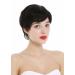 WIG ME UP DP-HH-1 Human Hair Wig for Women & Men - Short Pixie Wavy Black Style - International Shipping Available - Buy Online on GoSupps.com