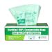 Primode 100% Compostable Trash Bags, 2.6 Gallon Food Scrap Yard Waste Bags, 100 Count, Extra Thick 0.71 Mil. ASTMD6400 Compost Bags Small Kitchen Bin Bags, Certified by BPI and TUV EU