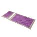 Dunlap massage cushion Natural wash coconut palm massage acupressure yogamatt sport pillow mat with bag spike acupressure matte pillow massage pillows (size: mat-pillow pe))
