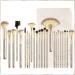 24 Makeup Brushes Set Eye Shadow Brush Animal Hair Full Set Of Makeup Brush(As the picture shows D) As the picture shows D