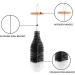 2-Piece Cleaning Bottle Brush Set - Soft Bristles & Hooks for Baby Water & Glass Bottles - Scratch-Resistant Ideal for Lemonade Bottles - Black & White - Buy Online on GoSupps.com