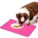 Moacc Silicone Feed Mats for Dogs & Cats - Slipproof Waterproof Pet Food Mats - Pink 54x38cm - Buy Online on GoSupps.com