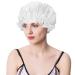 Moonsix Women's Natural Silk Night Cap - Elastic White Satin Bonnet for Hair Care - Buy Online on GoSupps.com