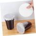 Operitacx to Go Coffee Cups Espresso Gasket Pads Cup Sealer Film Round Paper Leakproof Pads Paper Sealing Pads Beverage Paper Sealing Films 13cm/ 5.1inch (White) Espresso Liner 13X13X0.05CM - Buy Online on GoSupps.com