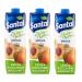 Parmalat Santal Fruit Juice Peach Sweet by Nature Zero Added Sugar Peach Fruit Juice No Added Sugar Refreshing Drink Tetrapack 1000 ml