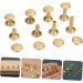 NUOBESTY 40 Sets Rivet Helix Stud Digital Food Scale Studded Belt Studs for Leather Repair Double Sided Brass - Buy Online on GoSupps.com