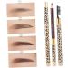 Healvian 6 Pcs Eyebrow Pencil Brush White Eyeshadow Brown Eyebrow Pencil Gel Eyeliner Pencil Eyebrows - Buy Online on GoSupps.com