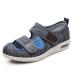 Yytcsjz Womens Summer Adjustable Diabetic Shoes Comfy Extra Wide Orthopedic Shoes Fit Swollen Feet Fattening and Widening for Diabetic and Edema Elderly (Color : Grey Foot Length : 26.5cm) 26.5cm Grey