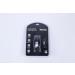 BENCH BS3348 Unisex Pedometer Wrist Watch - Stylish Black Fitness Tracker for Accurate Step Counting - Buy Online on GoSupps.com