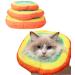 Yanmucy Cat Recovery Collar Adjustable Cat Cone Collar Soft Cat Cone After Surgery Protective Neck (S)