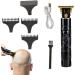 Rechargeable Hair Trimmer T9 - USB Rechargeable Skull Pattern Mustache Trimmer for Beard | Cordless T-Blade Hair Trimmer for Mustaches Nose Hair and Detailing and Grooming Xinhuan Black - Buy Online on GoSupps.com