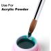 Yangyou 2Pc Rose Gold Kolinsky Sable Acrylic Nail Brush with Liquid Flow Glitter Nail Art Brush for Nail Art Tool 10 - Buy Online on GoSupps.com
