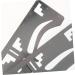 FOMIYES 4 Pcs Eyebrow Ruler Makeup Tools Makeup Supplies Molds Ink Stamps Eyebrow Guide Ruler Shaper Balance - Buy Online on GoSupps.com