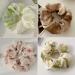 Cute Satin Hair Scrunchies - 10 Pack Floral Mini Scrunchies for Women and Girls in Sage Green, White, Pink - Soft Silk Like Elastic Hair Ties - Buy Online on GoSupps.com