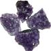 Crystal Natural Amethyst geode Cluster Purple Quartz Stones Crystal geode Amethyst Cluster for Home Decoration (Color : Purple Size : 700-800g) 700-800g Purple - Buy Online on GoSupps.com