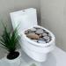 Cabilock Bathroom Toilet Lid Decals | Removable Wall Stickers for Art Decor | Decoration (909) - Buy Online on GoSupps.com