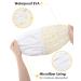 Auban Waterproof Shower Hood for Women | Terry & EVA Material | Reusable Double-Folded Bathing Cap - Large Yellow All Hair Lengths - Buy Online on GoSupps.com