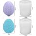 Valentigrl Creative Hobbies 2pcs Reusable Easter Eggs Silicone Mold Baking Mold Cake Pan Biscuit Chocolate Mold Ice Cube Tray Soap Mold White Transparent - Buy Online on GoSupps.com