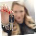 FRCOLOR 10 pcs Brush Lash Mascara Keychain Wand Girl Women Makeup Tube Crystal Mascarades - Buy Online on GoSupps.com