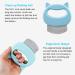 Pet Hair Grooming Massage Comb | Cat Dog Shedding Brush | Matted Fur Remover | Blue Shell Comb - Buy Online on GoSupps.com