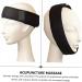 Frcolor Wireless Head & Back Massage Device | 2-Piece Deep Fabric Belt for Ultimate Relaxation | 70x7cm Black - Buy Online on GoSupps.com