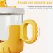 Nohlerlife Baby Training Cup with Lid and Straw - 300ml (Yellow) - Buy Online on GoSupps.com