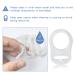 12 Silicone Pacifier Chain Rings - Transparent Mam Compatible Holders & Adapters - Buy Online on GoSupps.com