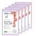 5 Pairs Foot Peel Mask lavender Foot Exfoliating Mask Socks Calluses Remover Dead Skin Moisturizing Feet Peeling Mask for Dry Skin Cracked Heels Foot SPA Socks for Women and Men (Lavender)