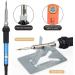 Adjustable Temperature Wood Burning Kit 46 Pcs for Adults - Pyrography Pen Tool - Buy Online on GoSupps.com