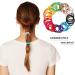 JCF Elastic Hair Bands 50Pcs - Multicolor Hair Ties for Women and Girls - Buy Online on GoSupps.com