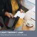 Ultra-Thin UV-Free Light Therapy Lamp | 10000 Lux | Touch Control | 5 Brightness Levels & 3 Color Temperatures | 6 Timer Functions | 180 Rotatable Stand - Beige - Buy Online on GoSupps.com