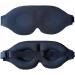 3D Sleep Mask for Side Sleepers - 100% Light Blocking Eye Covers for Men & Women | Adjustable Luxury Eye Shade for Nap Meditation & Yoga - Black - Buy Online on GoSupps.com