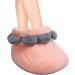 Brojaq Heated Foot Warmer - Washable Slipper Style Rechargeable Cold Weather Accessory for Work Read Travel - Cozy Pink Comfort - Buy Online on GoSupps.com